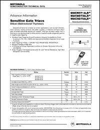 MAC6071A Datasheet