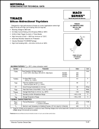 MAC9D Datasheet