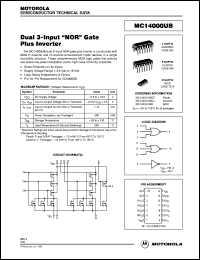 MC14000UBCL Datasheet