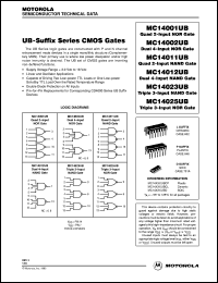 MC14002UBCL Datasheet