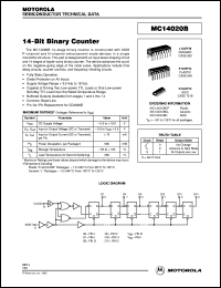 MC14020BCP Datasheet