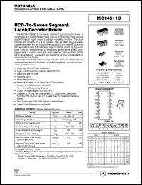 MC14511BDWR2 Datasheet