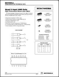 MC54HC02AJ Datasheet