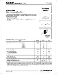 MCR218-6 Datasheet