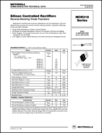 MCR310-8 Datasheet