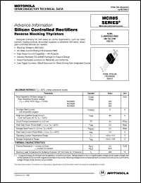 MCR8SN Datasheet