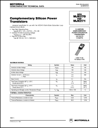 MJE271 Datasheet