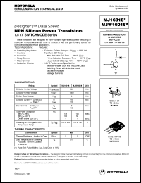 MJW16010A Datasheet