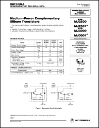 MJ3000 Datasheet