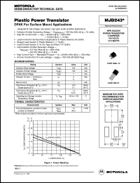 MJD243 Datasheet