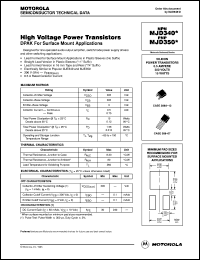 MJD350 Datasheet