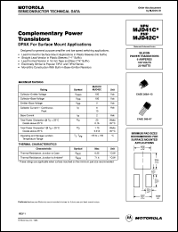 MJD41C Datasheet