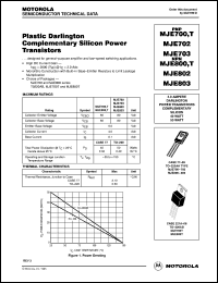 MJE702 Datasheet