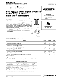 MMBF2202PT1 Datasheet