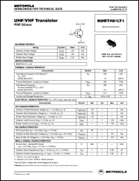 MMBTH81LT1 Datasheet