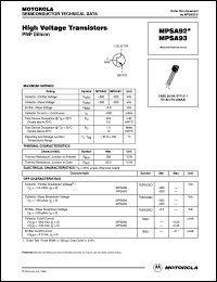 MPSA93 Datasheet