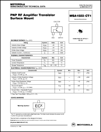MSA1022-CT1 Datasheet