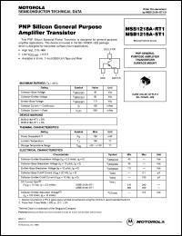 MSB1218A-RT1 Datasheet