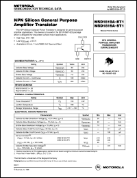 MSD1819A-RT3 Datasheet