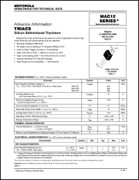 MAC12N Datasheet