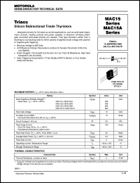 MAC15-10 Datasheet