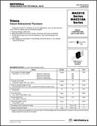 MAC218-4FP Datasheet