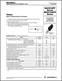 MAC218A10FP Datasheet