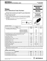 MAC223A8FP Datasheet