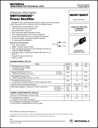 MURF1660CT Datasheet