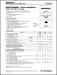 MURD620CT Datasheet