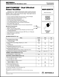 MUR1620CTR Datasheet