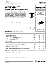 MTY100N10E Datasheet