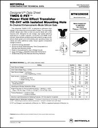 MTW32N25E Datasheet