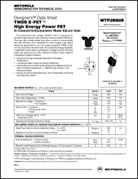 MTP3N120E Datasheet