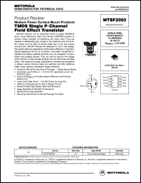 MTSF3203R2 Datasheet