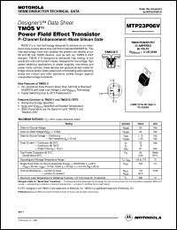 MTP23P06V Datasheet