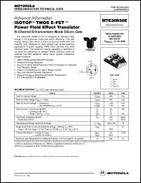 MTE30N50E Datasheet