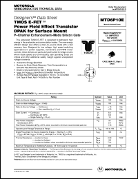 MTD6N10E Datasheet