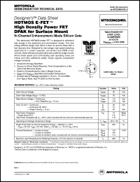 MTD2955E Datasheet