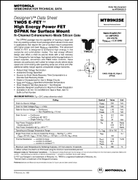 MTB9N25E Datasheet