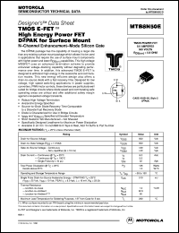 MTB8N50E Datasheet