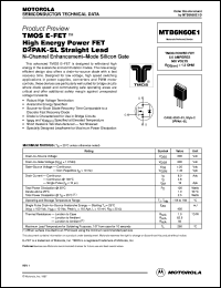MTB6N60E Datasheet