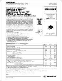 MTB60N06HD Datasheet