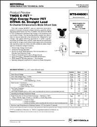 MTB4N80E1 Datasheet