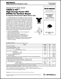 MTB16N25E Datasheet