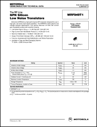 MRF917T1 Datasheet