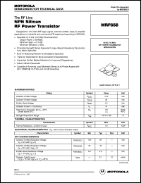 MRF658 Datasheet
