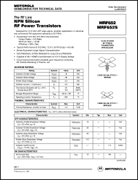 MRF652 Datasheet