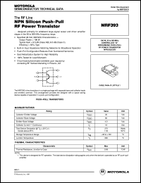 MRF393 Datasheet