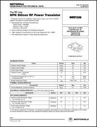 MRF338 Datasheet